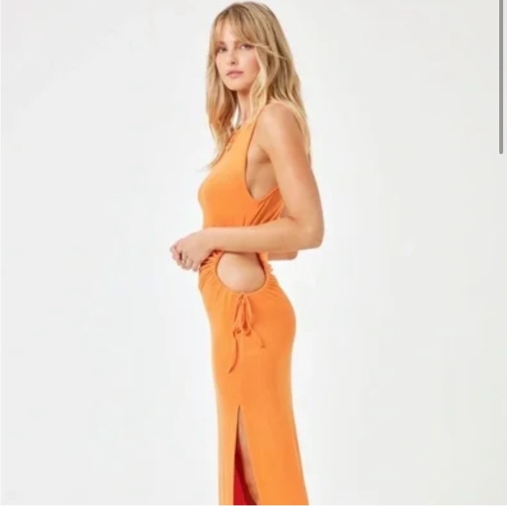 NWT L*space - Tiana Dress Tamarind orange size medium - Picture 2 of 7
